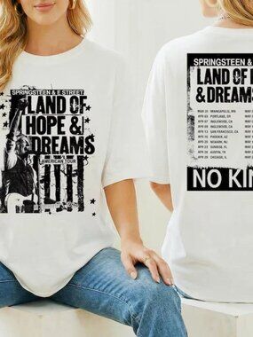 Bruce Springsteen Tour 2026 T-shirt, Bruce Springsteen Land Of Hope Dreams Tour